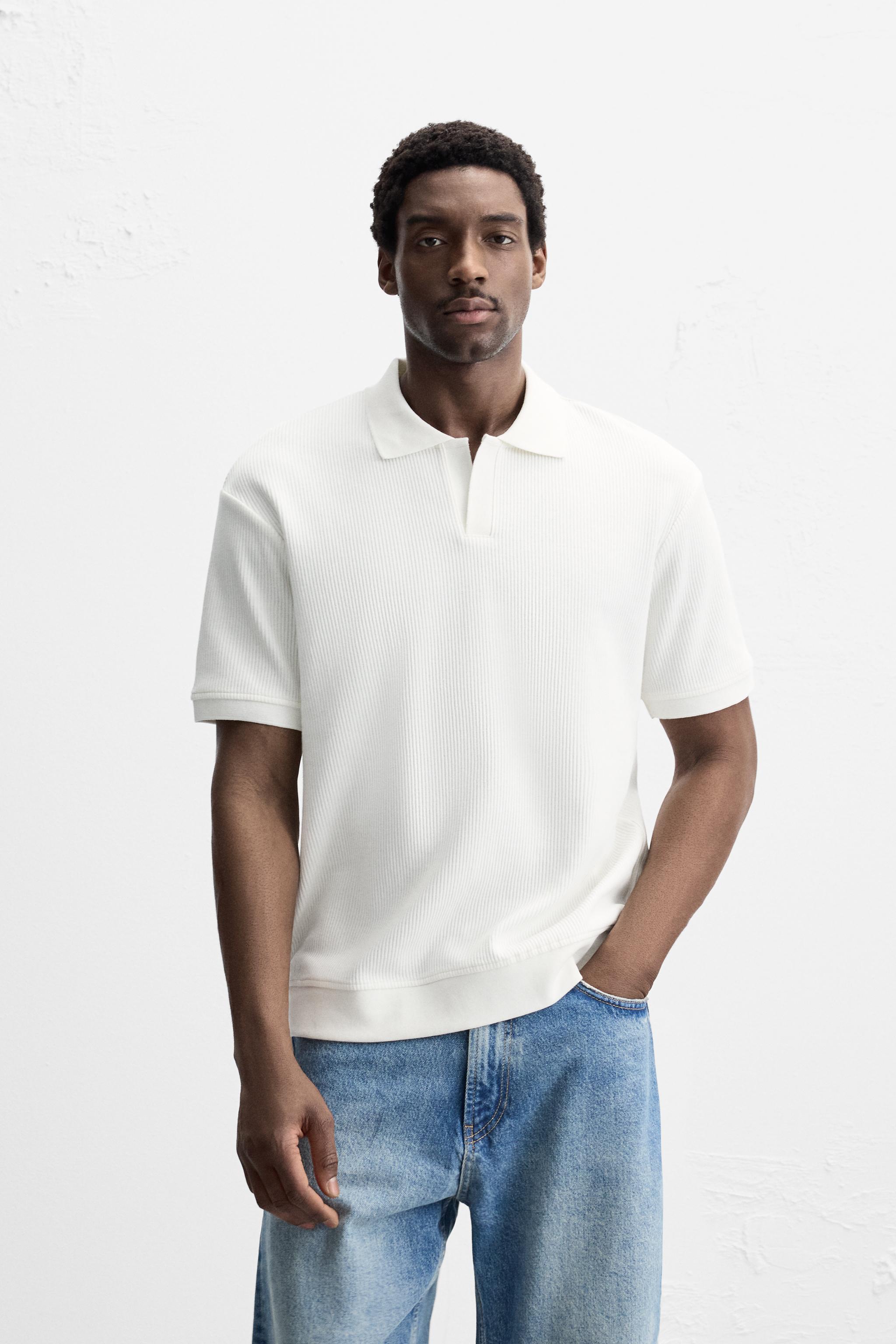 VERTICAL TEXTURED POLO